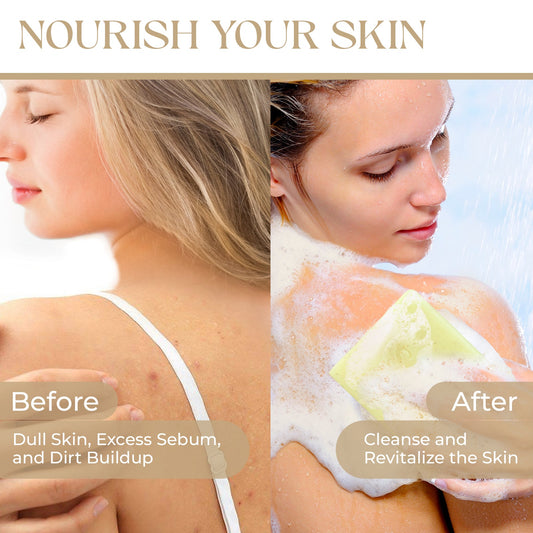 2 Pcs Soap Bar Deep Cleansing Moisturizing and Nourishing for All Skin