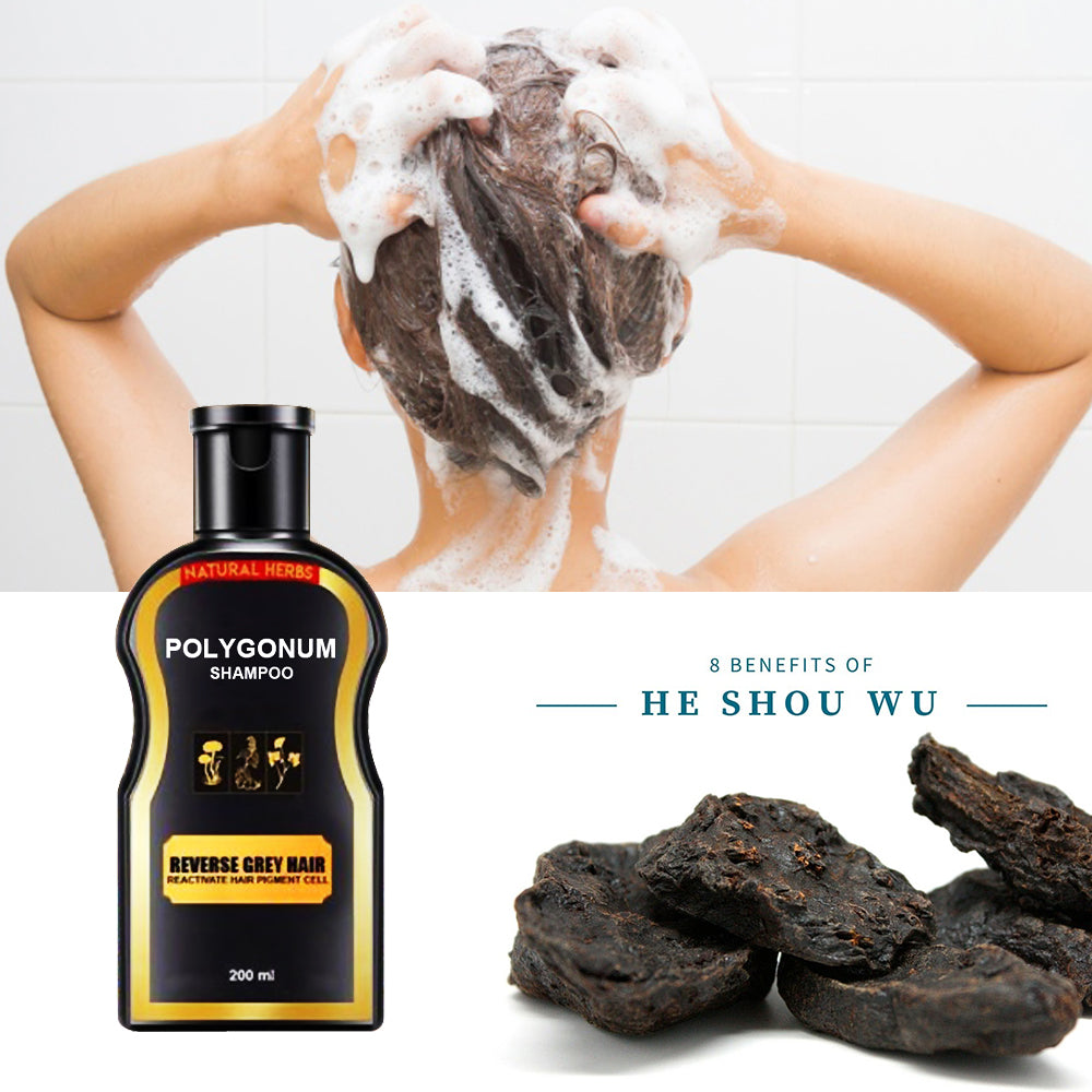 Natural Multiflorum Hair Shampoo & Hair Darkening Shampoo Promote