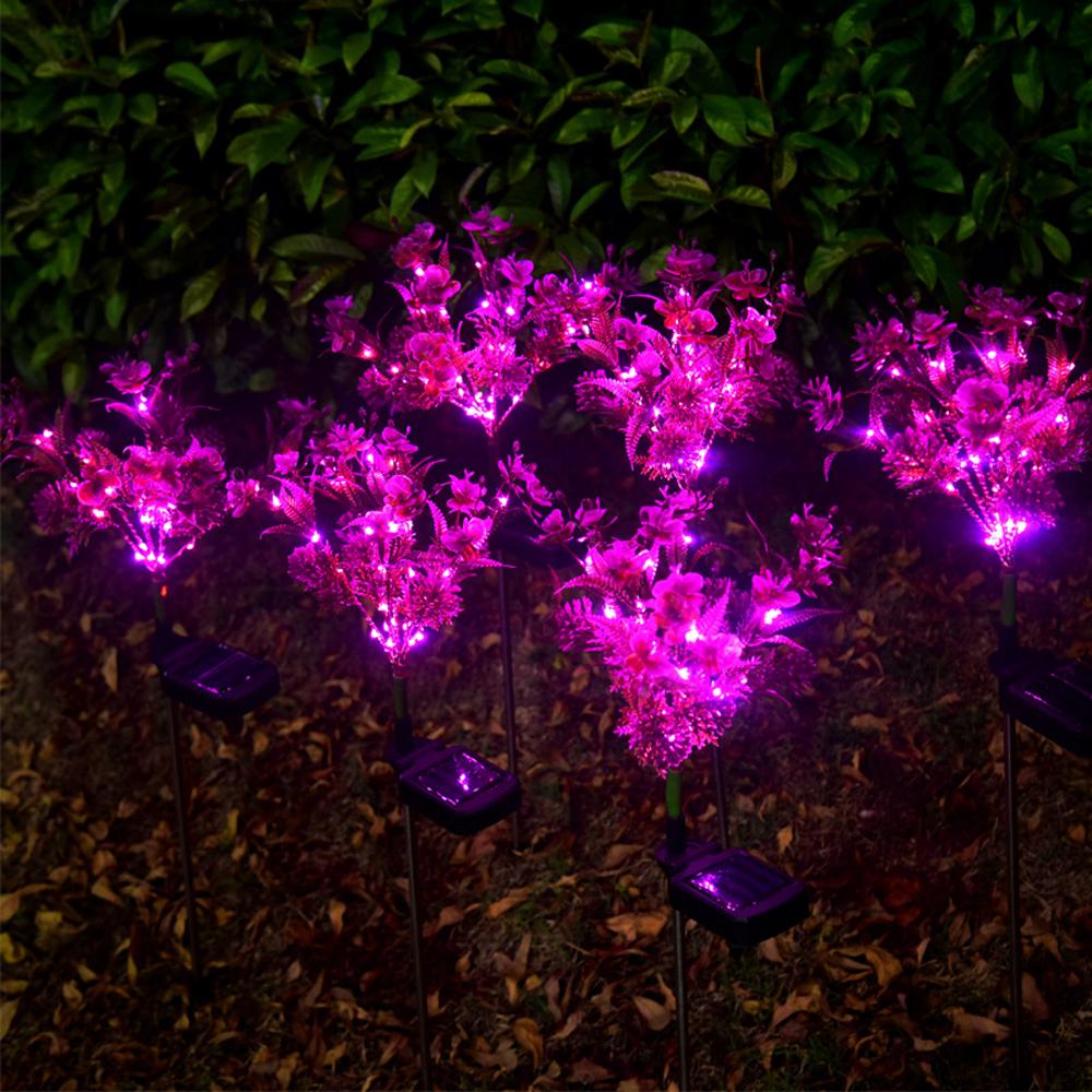 Outdoor Waterproof Solar Phalaenopsis Garden Decorative Lights
