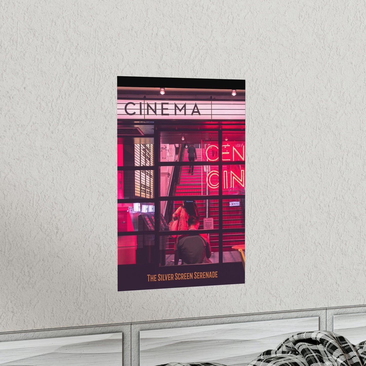 Retro Cinema Theme Poster
