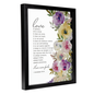 Framed Wall Art - 1 Corinthians 13:4-8 - Love Is