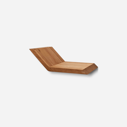 Lean Shelf: Wall-Mounted Wooden Display Shelf