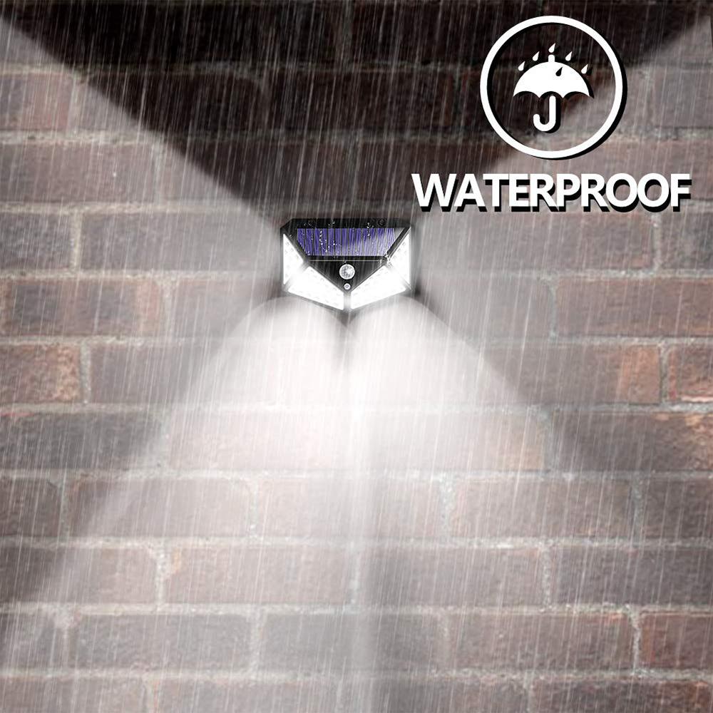 Solar Four Wall PIR Motion Sensor Wall Waterproof Light