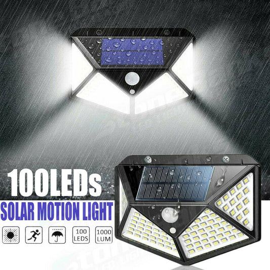 Solar Four Wall PIR Motion Sensor Wall Waterproof Light