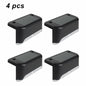 4Pcs Solar Deck Lights Outdoor Waterproof for Patio Step and Pathway
