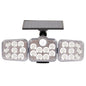 3 Adjustable Heads 270° Wide Angle Illumination Solar Lights Outdoor