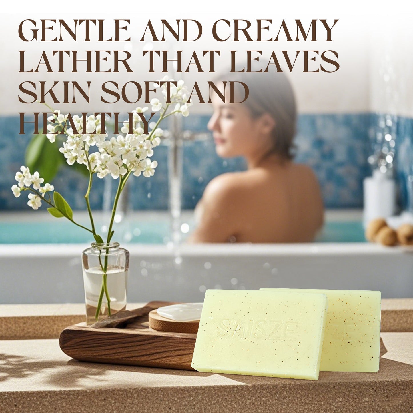 2 Pcs Soap Bar Deep Cleansing Moisturizing and Nourishing for All Skin