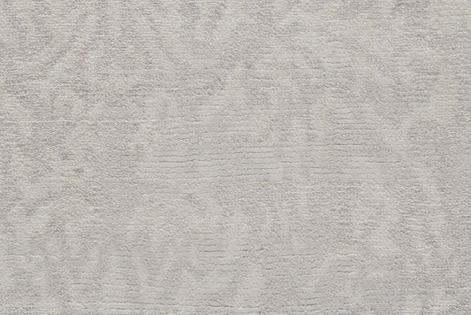 5' X 8' Gray and Ivory Abstract Hand Woven Area Rug