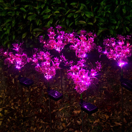 Outdoor Waterproof Solar Phalaenopsis Garden Decorative Lights