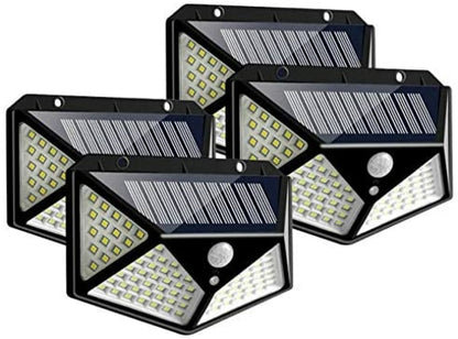 Solar Four Wall PIR Motion Sensor Wall Waterproof Light