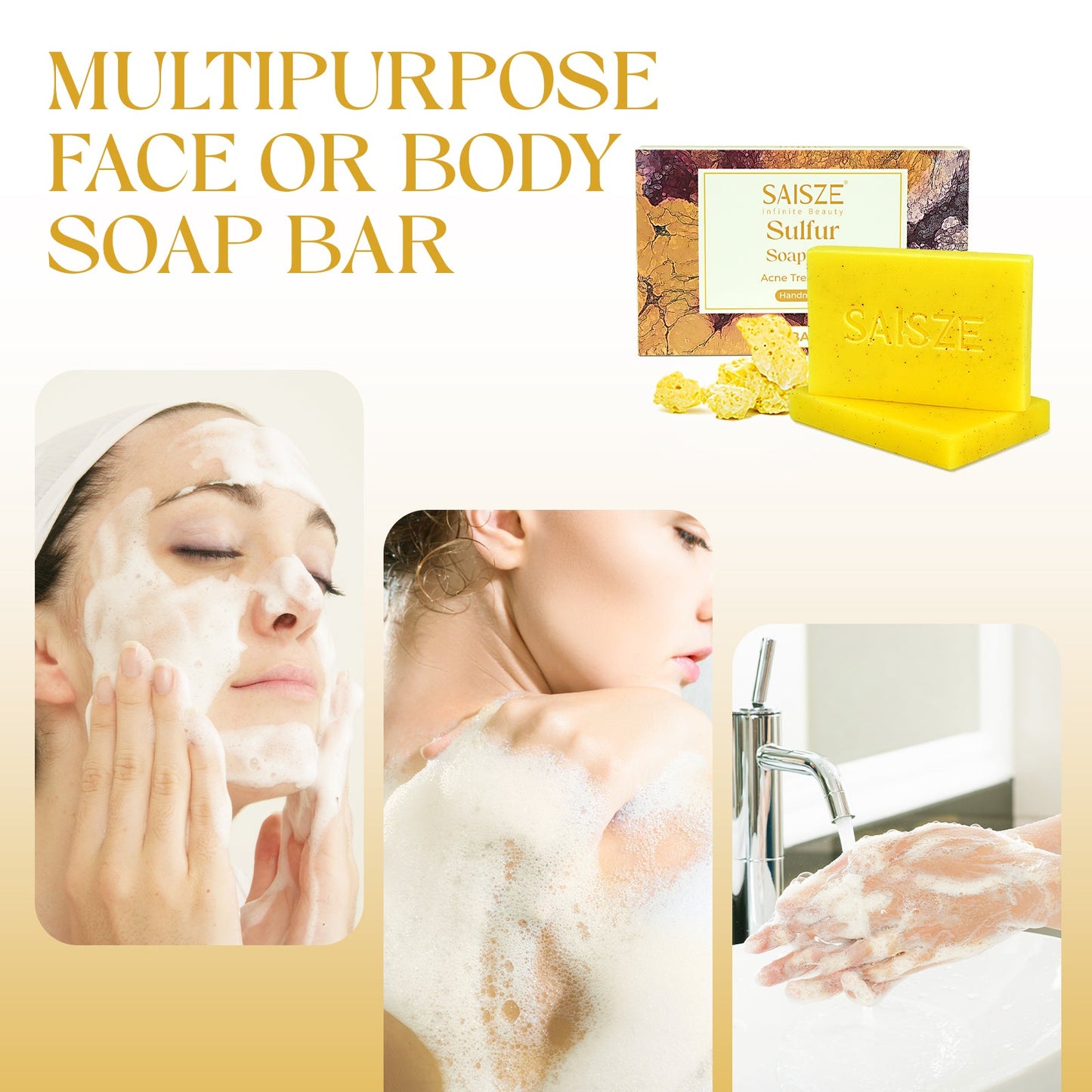 2 Pcs Soap Bar Deep Cleansing Moisturizing and Nourishing for All Skin
