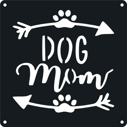 Dog Mom - Metal Wall Art