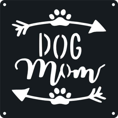 Dog Mom - Metal Wall Art