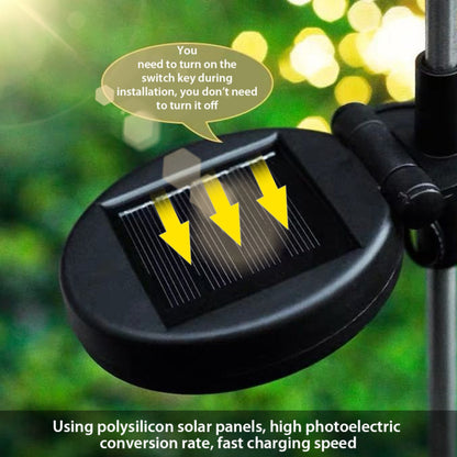 OriginalSourcing 2 Pack Outdoor Solar Garden Light Firework Lights 120