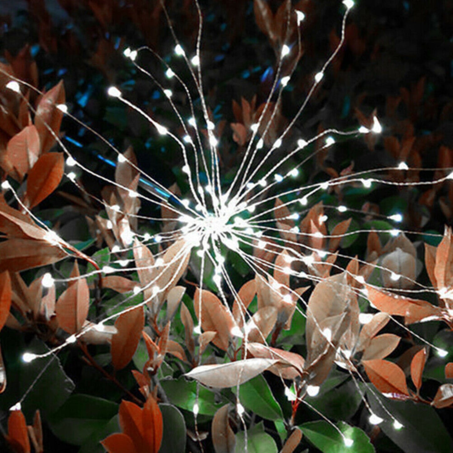 OriginalSourcing 2 Pack Outdoor Solar Garden Light Firework Lights 120