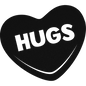 Hugs Candy Heart - Metal Wall Art