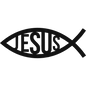 Jesus Fish - Metal Wall Art